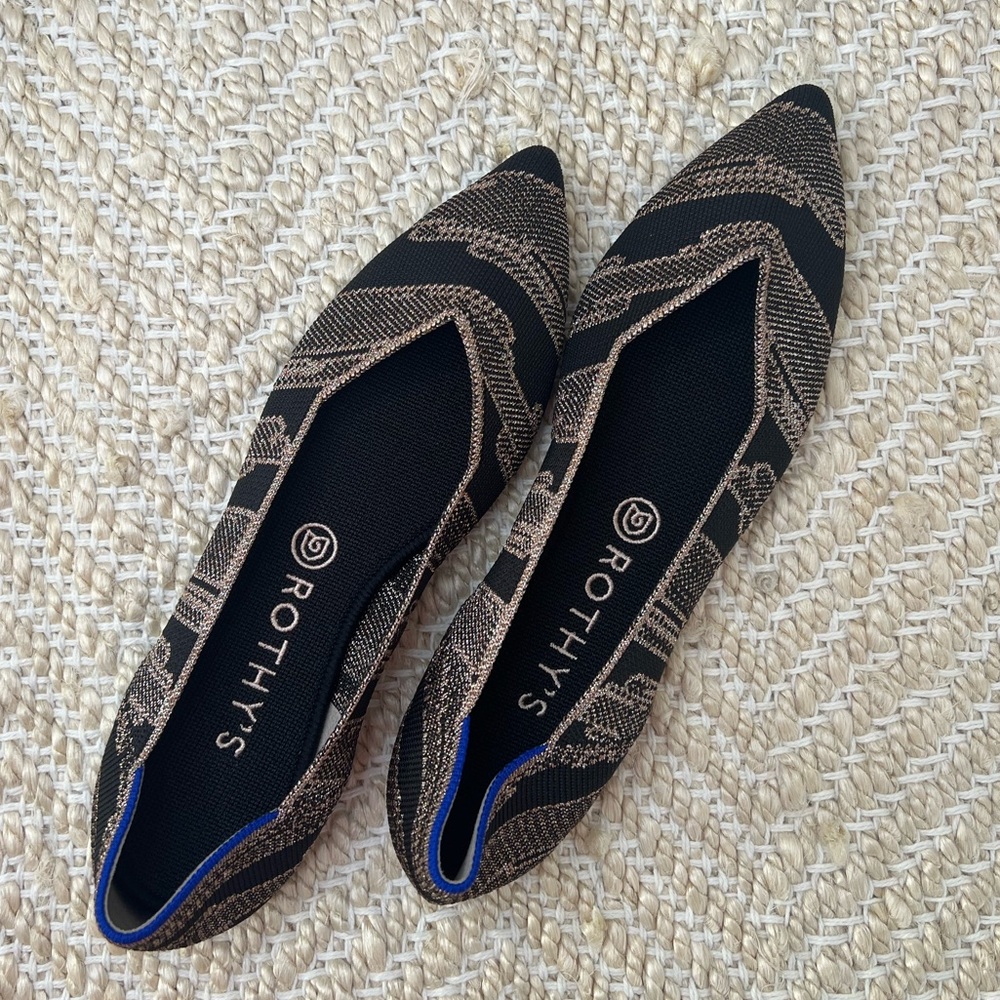Rothy's The Point Golden Shimmer | Shoes
